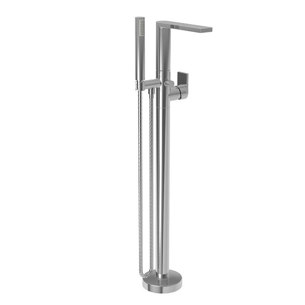 Newport Brass Exposed Tub and Hand Shower Set, 3, Freestanding, Satin Nickel (PVD) 2560-4261-15S - main